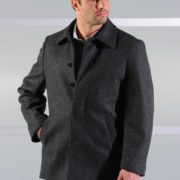 jaqueta de lã masculina social